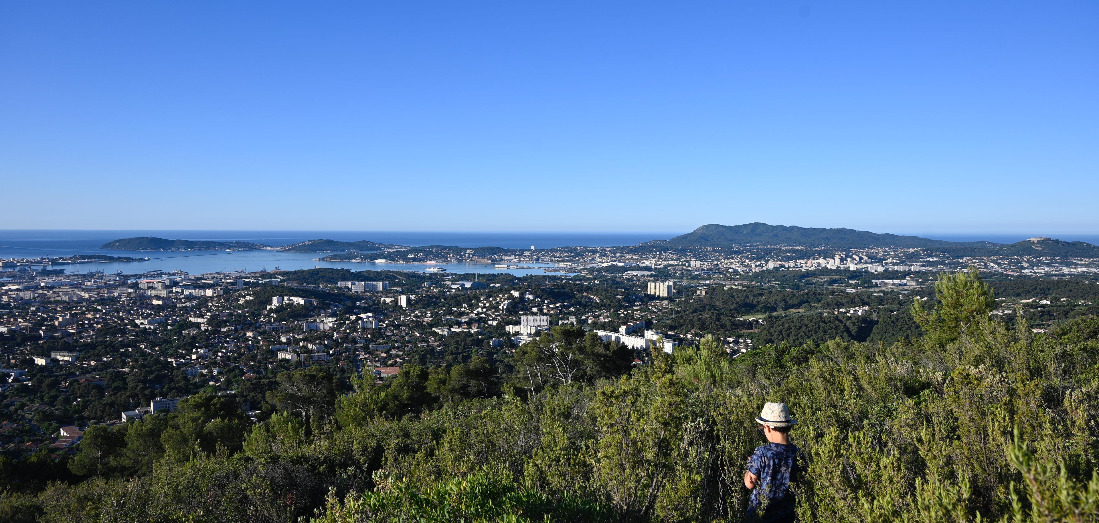 La Rade de Toulon vue du Baou